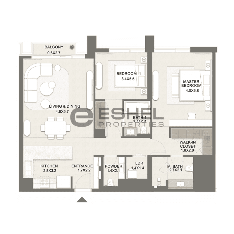 Solea by Taraf Holding Available Unit Types & Floor Plans 3