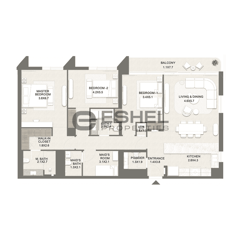Solea by Taraf Holding Available Unit Types & Floor Plans 2