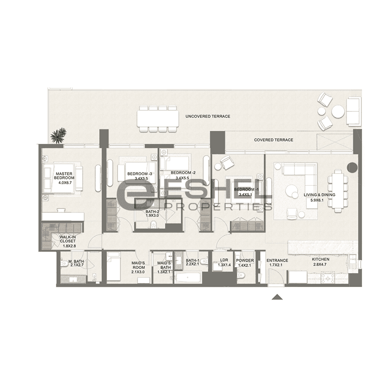 Solea by Taraf Holding Available Unit Types & Floor Plans 1